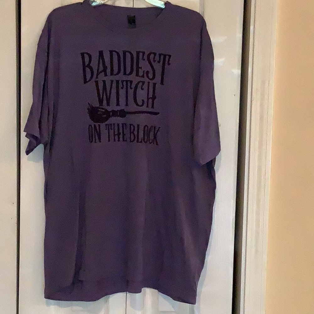 Baddest Witch On The Block Men's T-Shirt - Purple XXL